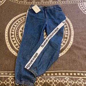 Alexander Wang Denim Track Pants